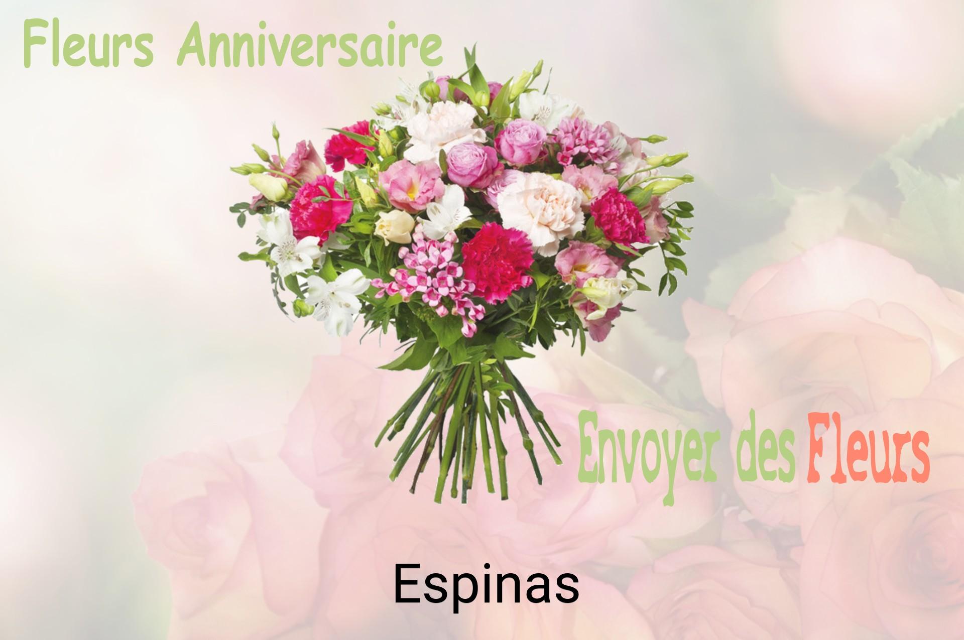Bouquet de fleurs d’anniversaire livré à Espinas
